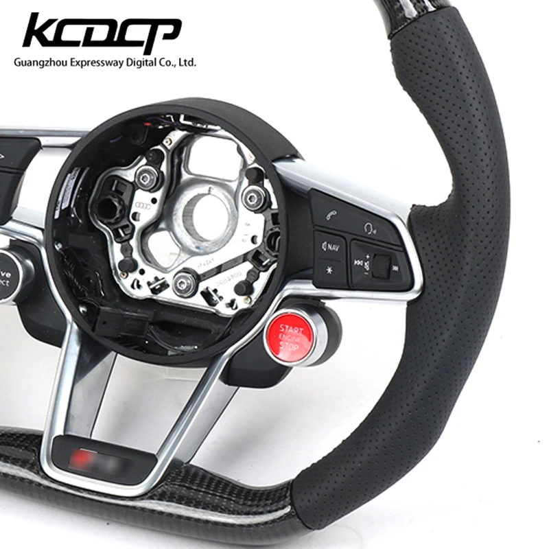 Карбоновый руль из углеродного волокна для Audi 2016-2019 TTS R8 TTRS TT q3 q5 q7 Q8 A3 A4 A5 A7 гоночное колесо кабриолет