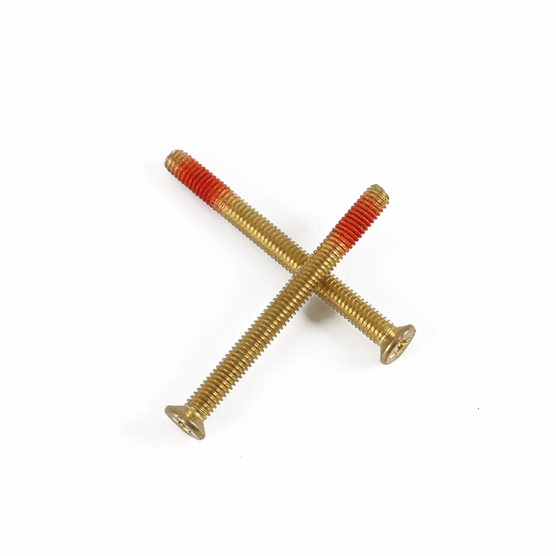 Popular manufacturers selling stainless steel 304 latest nylon screws with red patch screws.