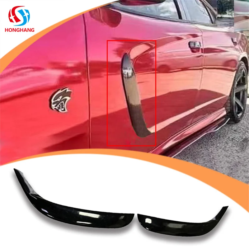 Honghang Manufacture cheap price auto parts New Style carbon look Car side wing for dodge charger 2015-2022