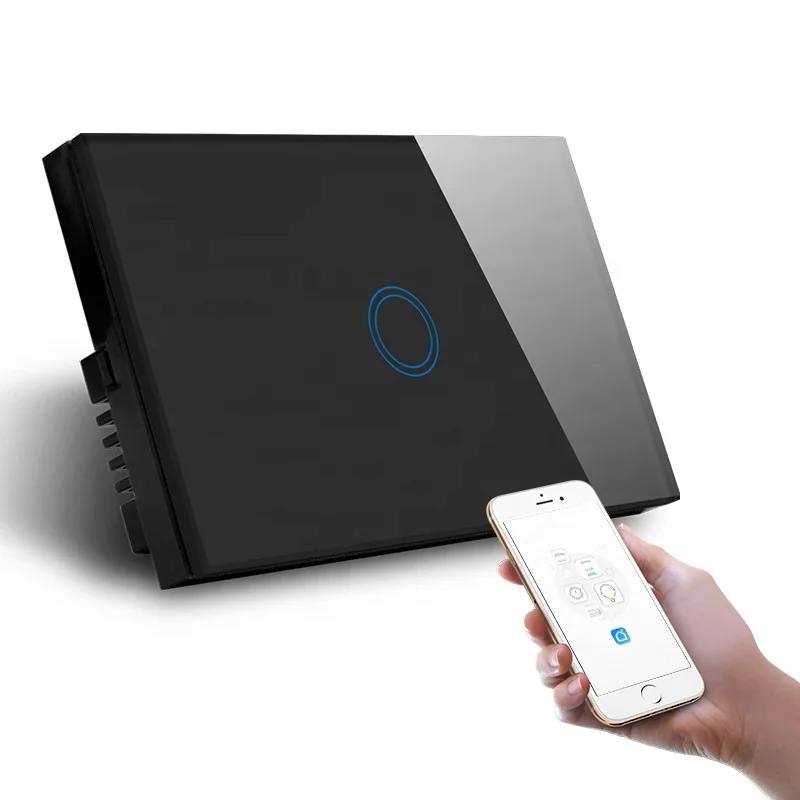  Австралийский стандарт wi-fi переключатель с сенсорным управлением настенный выключатель света 1 панель сенсорный для умного