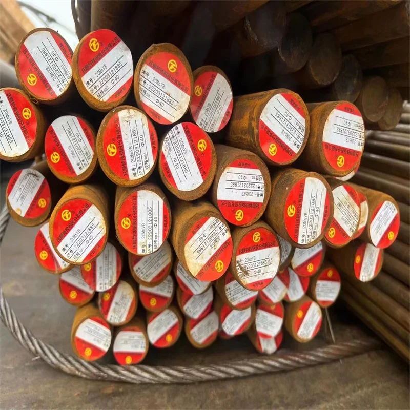 China Supplier 6-600mm C45 1045 4140Carbon Steel Rod Steel Bar Chrome Plated Mild Steel Round Bar Price