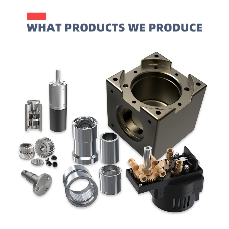 For servo motor use low noise gearbox large torque speed reducer high efficiency gear box