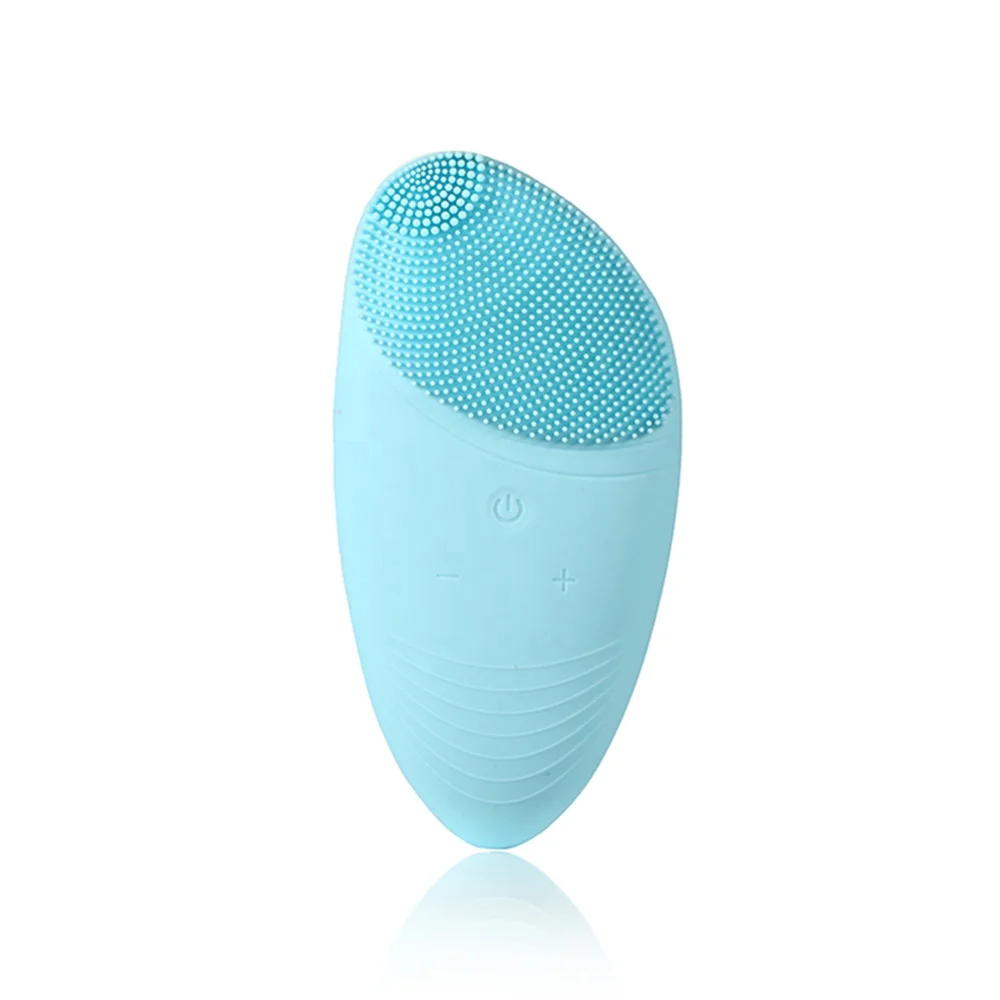 Глубокое очищение силиконовые звуковые щетки для лица глубокое отшелушивающее удаление черных точек электрическая Водонепроницаемая щетка