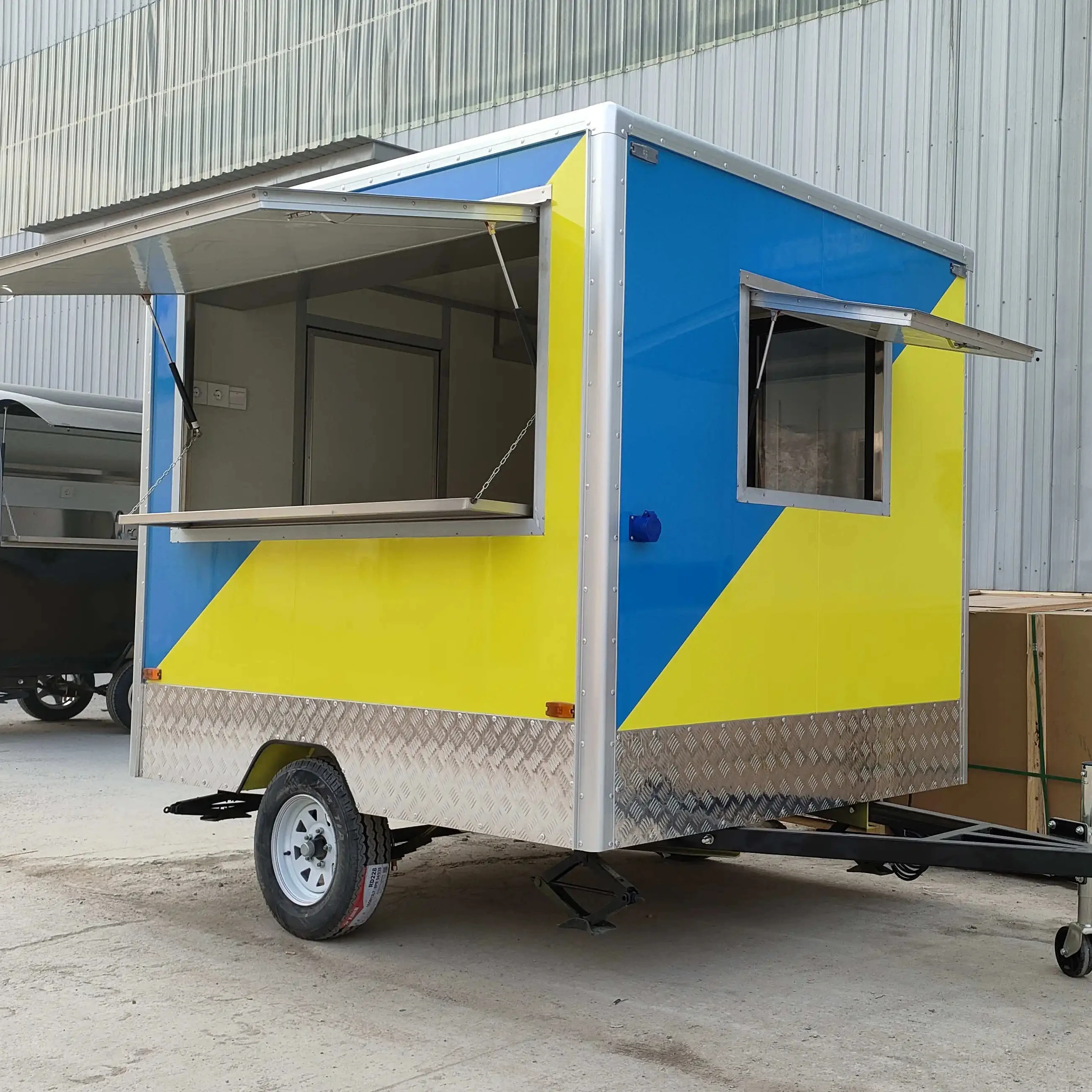 Commercial Food Van Food Truck Cart Fast Food Trailer for Sale Usa Europe Australia