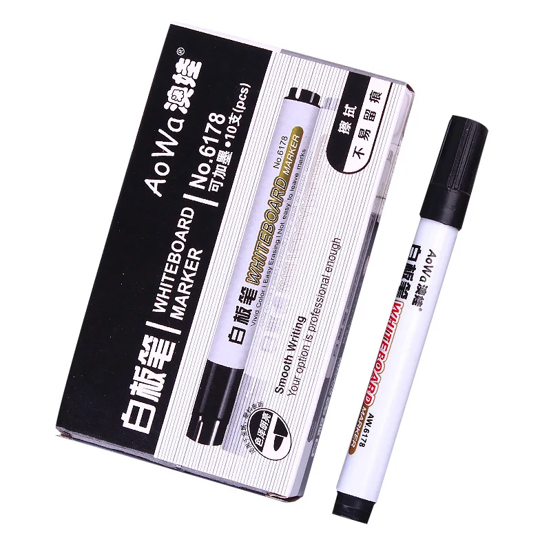 Single Headed Marking Pen Small Tick Size Head Fine Nib Oil Ink Permanent Pen  Black Marker Pen