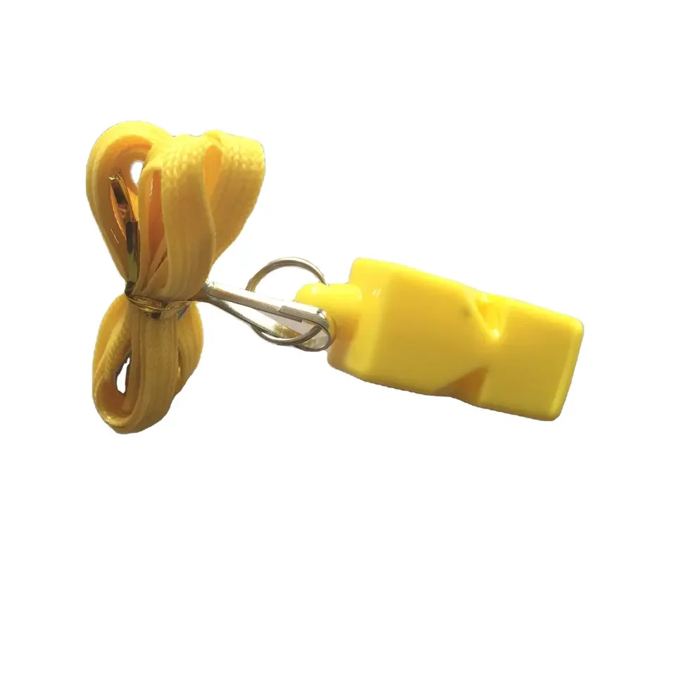 MU OEM ODM Custom Logo Plastic Whistle Emergency Whistle Sports Referee Whistle