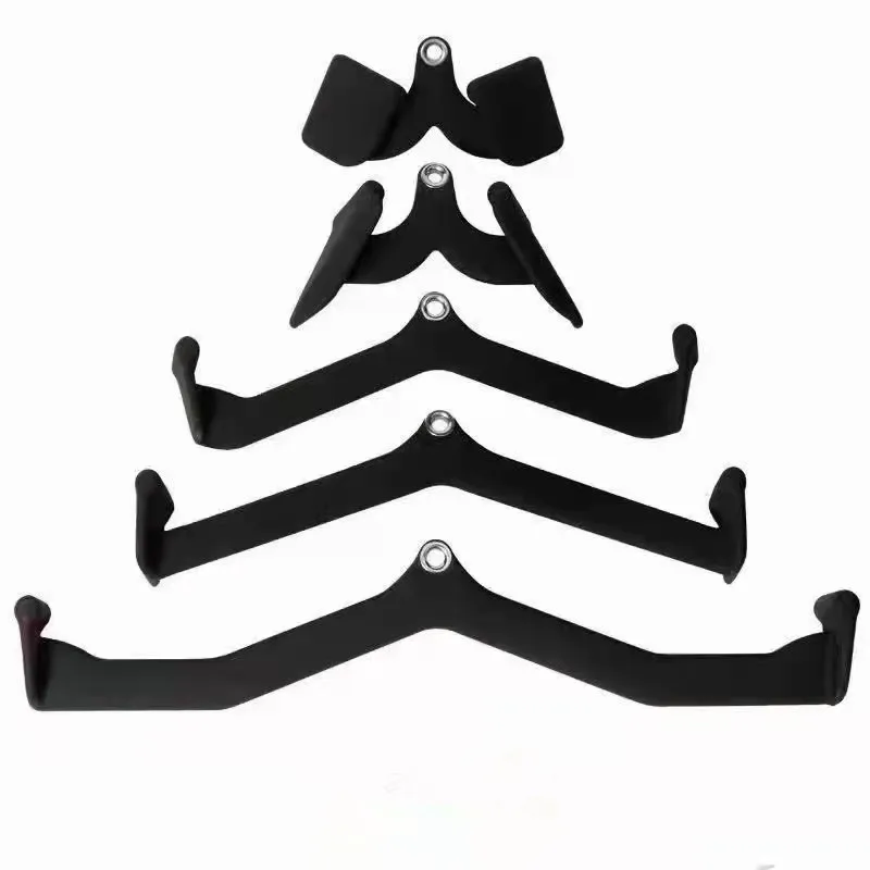 Hot Sale Mag Grips 5pcs Pulley Cable Machine Bar Multi Lat Pull Down Bar Gym Equipment Fitness Accessories