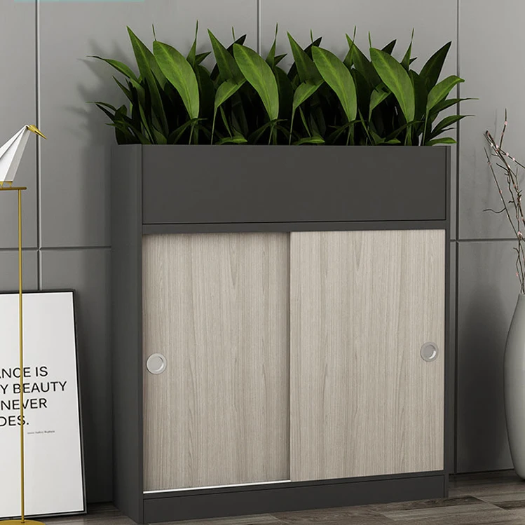 Newest design top quality one piece google shopify modern wooden office file cabinet