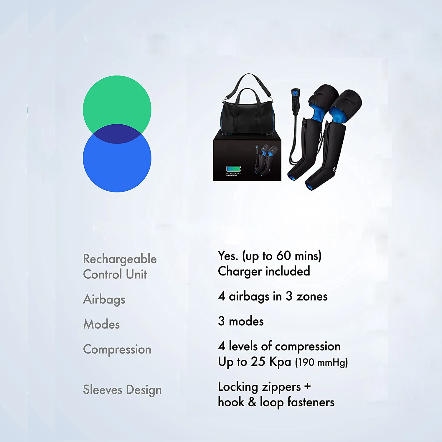 Wholesale Full Leg Compression Machine Inflatable Leg Foot Massager Blood Circulation Air Leg Massager