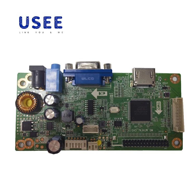 Индивидуальные электронные продукты MT9700A 12 В LVDS FreeSync HDR OD lcd плата монитора и плата контроллера в сборе от производителя