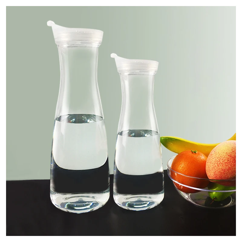 Wholesale 1.5L Plastic Water Pitcher Tea Bottle Transparent Juice Jug Soda Container with Lid Beverage Pitcher