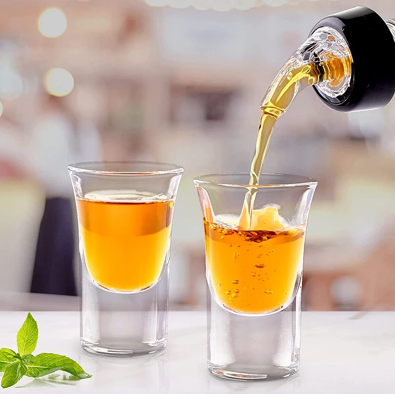 Unbreakable Colorful & Dishwasher Safe 2 oz Reusable Shot Glasses Drinkware for Indoor Outdoor