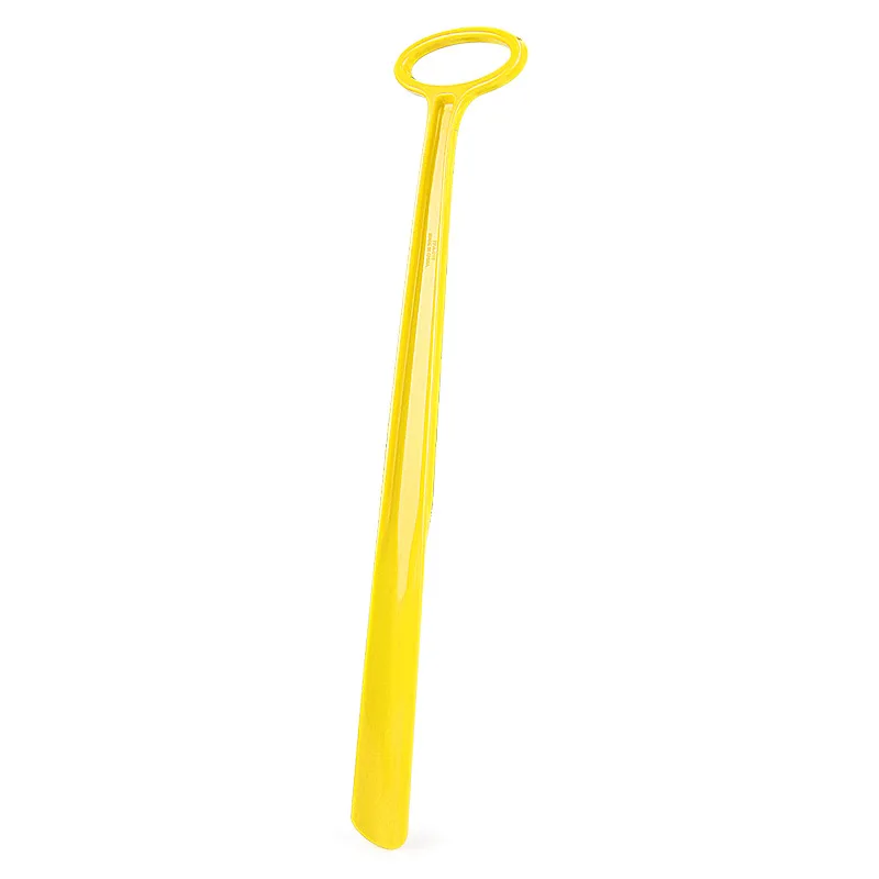 shoe easily wear 22.8 inch durable ABS extra long shoe horns black plastic shoe horn spoon