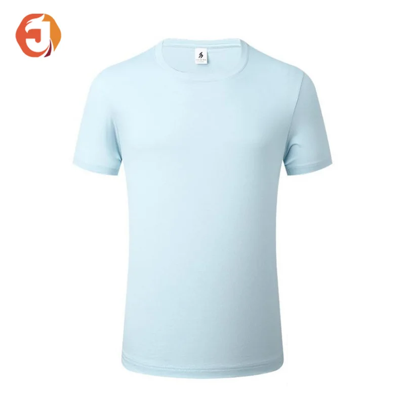 Joy-T008 Custom OEM Solid Color Oversize Cotton Summer Short Sleeve T-shirt for Men