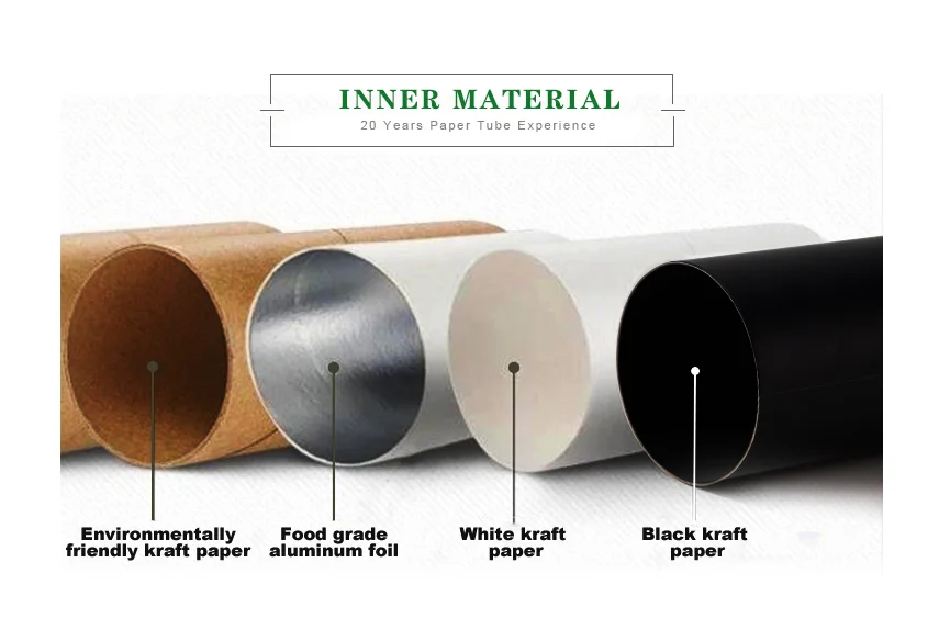 Custom eco friendly carton cylinder kraft paper round boxes empty biodegradable craft cardboard boxes packaging tubes