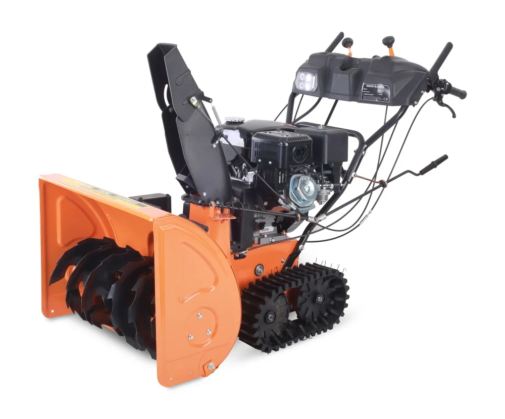 HHP snow blowers 420cc 15HP snow thrower electric start wheel type Cleaning machine environmental protection
