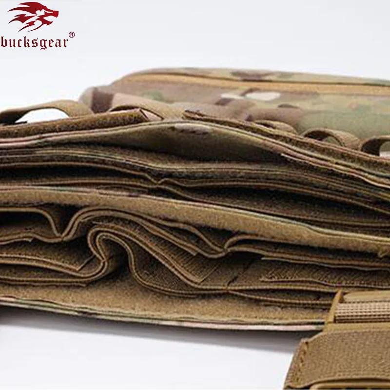 Bucksgear Wholesale Light-Weight Tactical Combat Chest Rig MK3 Paintball Military Tactical Vest Individual Load Carrier