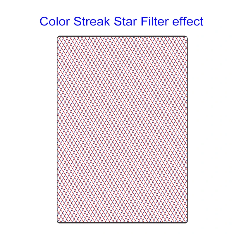 Цветной Звездный фильтр LIPA 4 * 5.65inc 101,6*143,5 мм