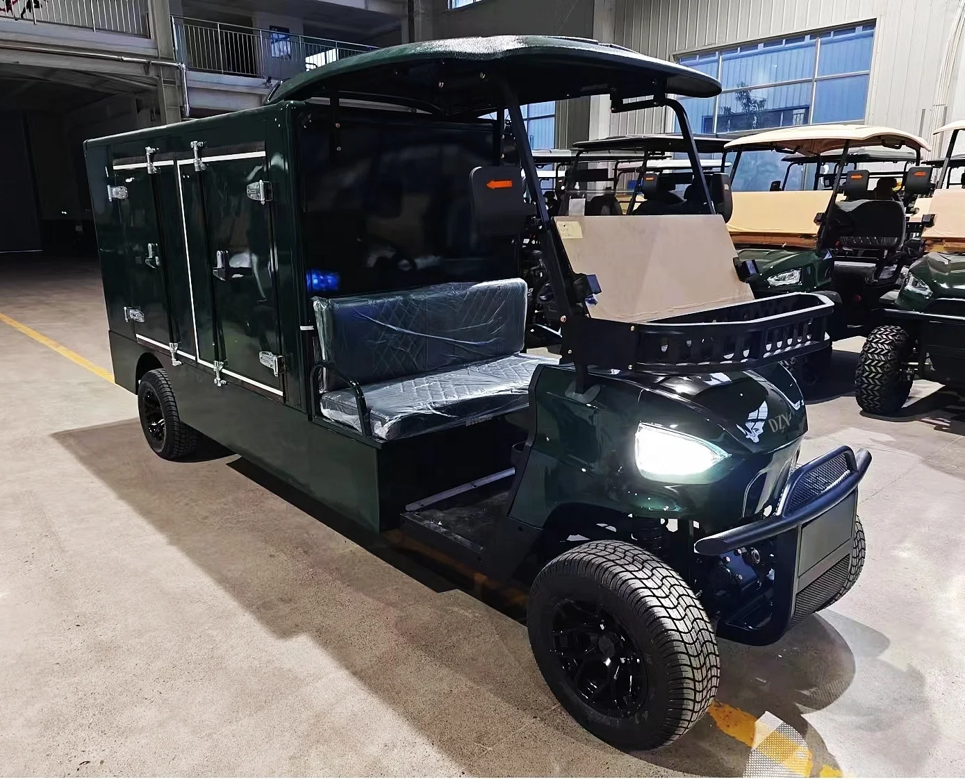 Electric Sightseeing Bus CE Approved 2-4 Seaters Electric Golf Cart with Lithium Battery