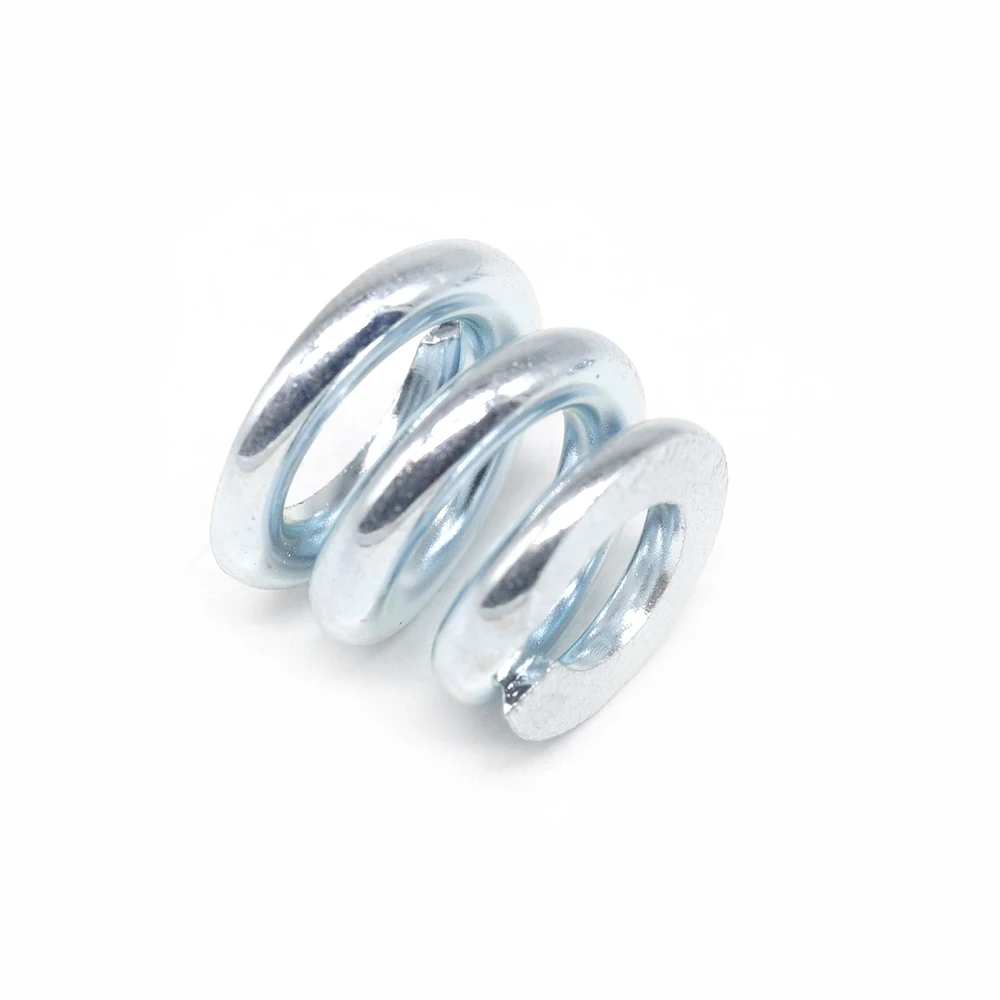 spring manufacturer OEM Custom stainless steel compression spring machine  Galvanized Spiral Spring with Brushed Both Ends