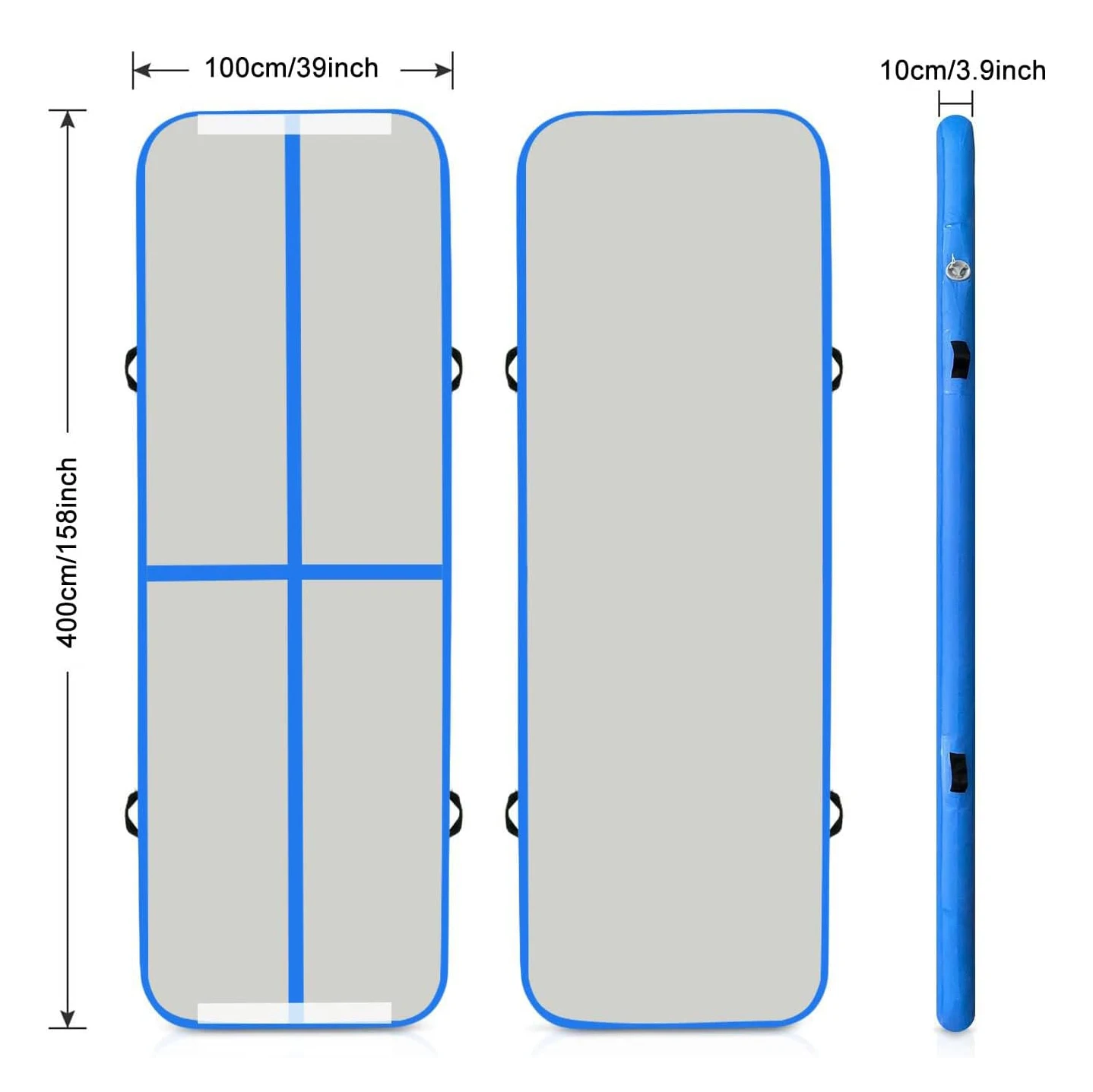 inflatable 20m Dance Yoga Tumbling Air Mat pvc Durable Air Tumbling Track Mat Taekwondo inflatable Air Cushion
