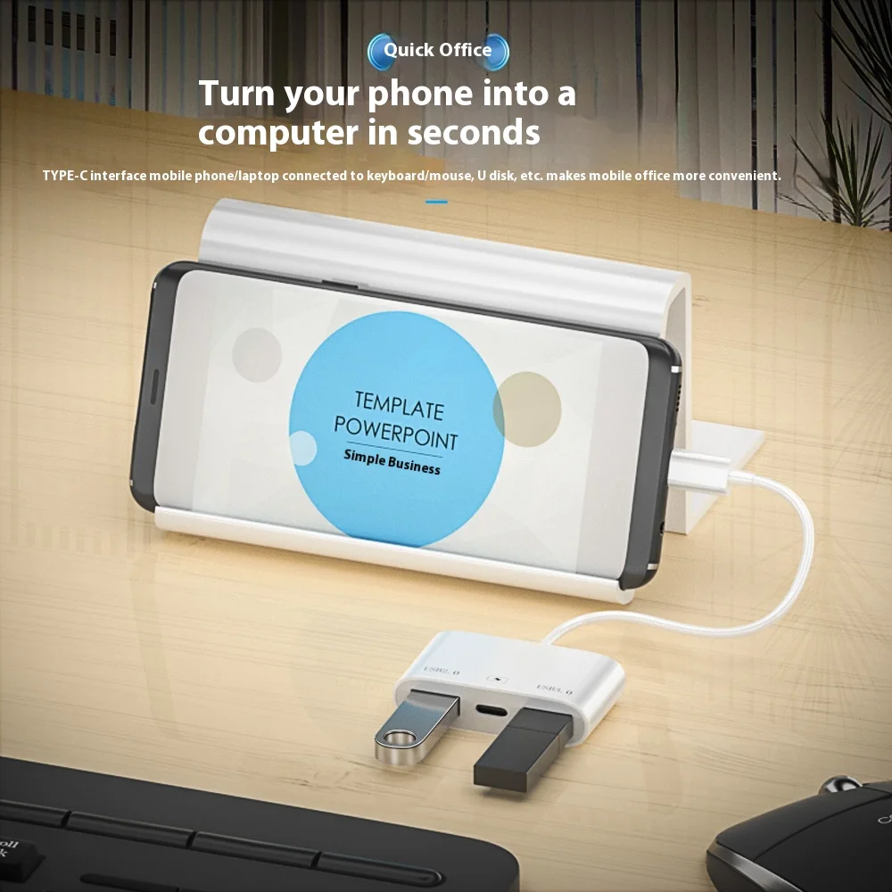 type-c docking USB HUB 3.0HUB with Notebook PD charging 3-in-1 type-c converter