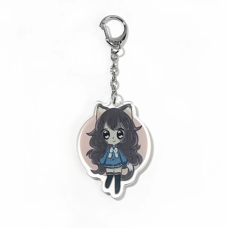 Fast Delivery Top Quality Hand Sanitzer Holder Key Chain  Lighter Offset Printing Acrylic Keychain