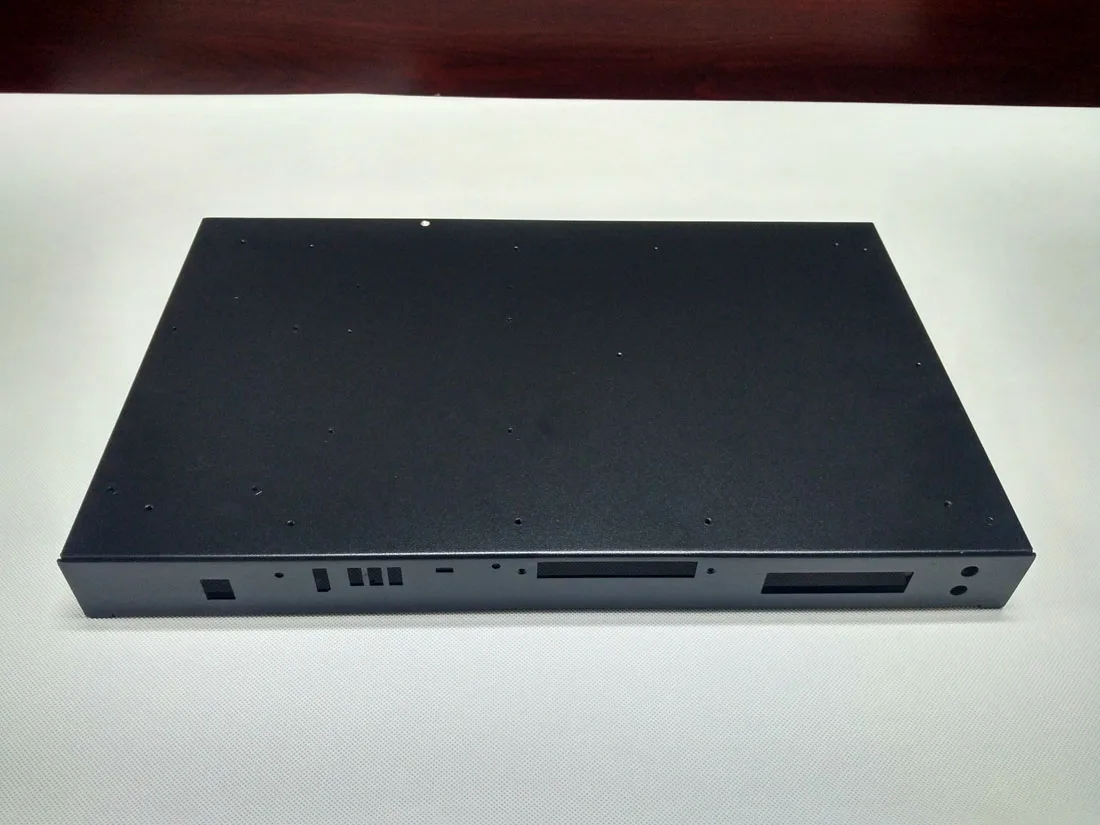 DSP Aluminum powder coating black amplifier box outside shell