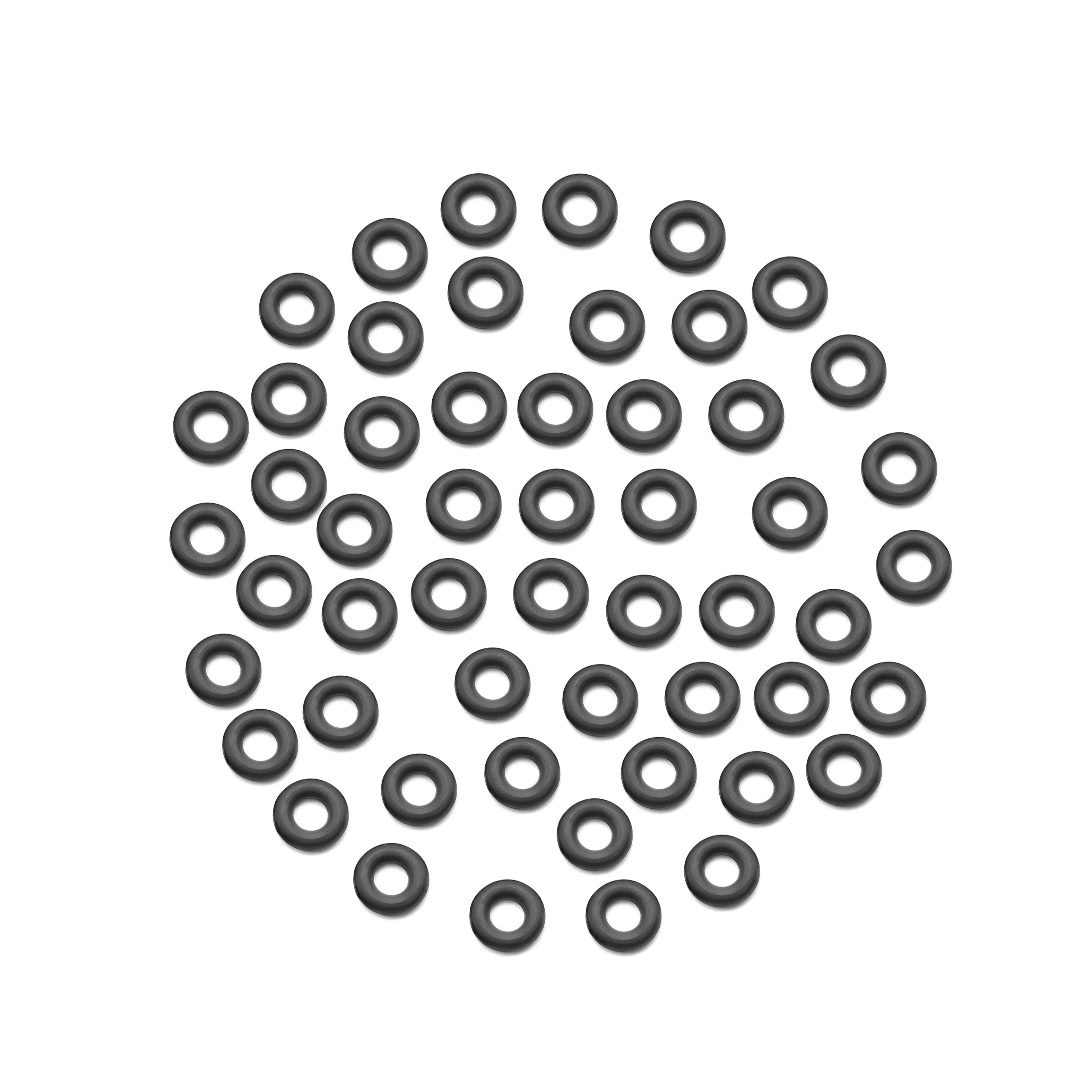 customized NBR FKM Silicone EPDM Rubber O Ring Cord Sealing Strip Solid Round Square Seal rings