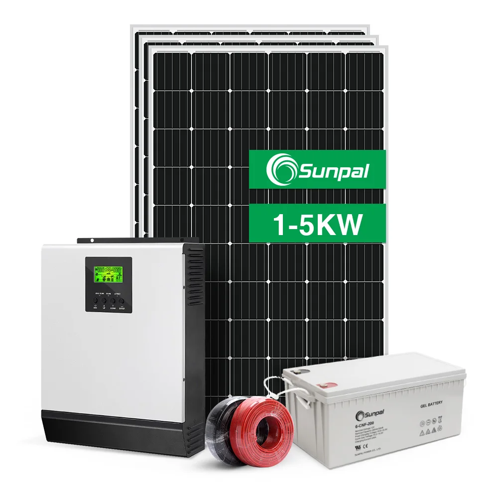 Residential Solar Panel Off Grid System Price 1000W 2000W 3000W 4000W 5000W Solar Power System Cost For Home