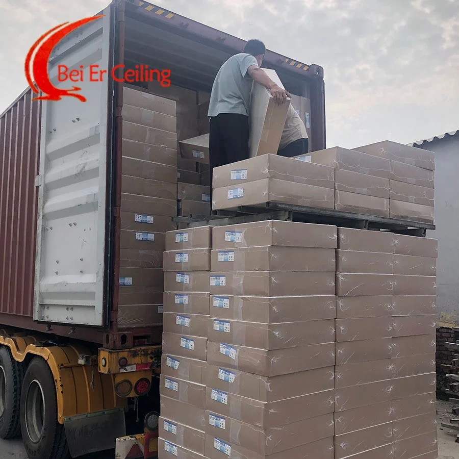 Beihua Manufacturer RH70 Smooth White 2 x 4 Ceiling Tile Fire Rated Mineral Fiber Ceiling Board