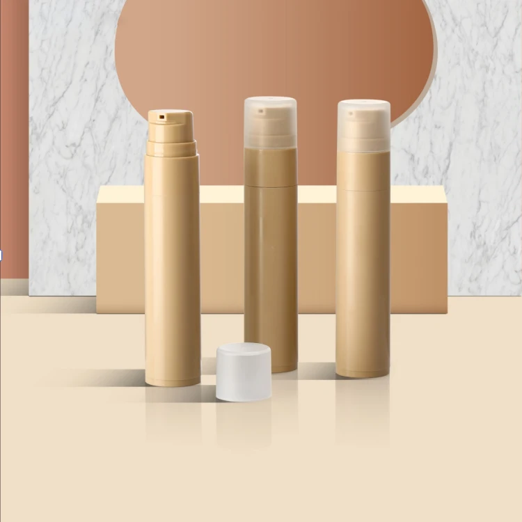 Custom Empty Plastic Colorful Cosmetic Packaging PP Airless lotion Pump Bottles Toothpaste Vacuum Tube