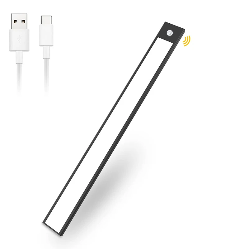 LED Cabinet Hinge Light CE FCC Rohs Wireless Usb Rechargeable 3-CCT Bedroom Indoor Cabinet Led Sensor Light Cabinet Lights