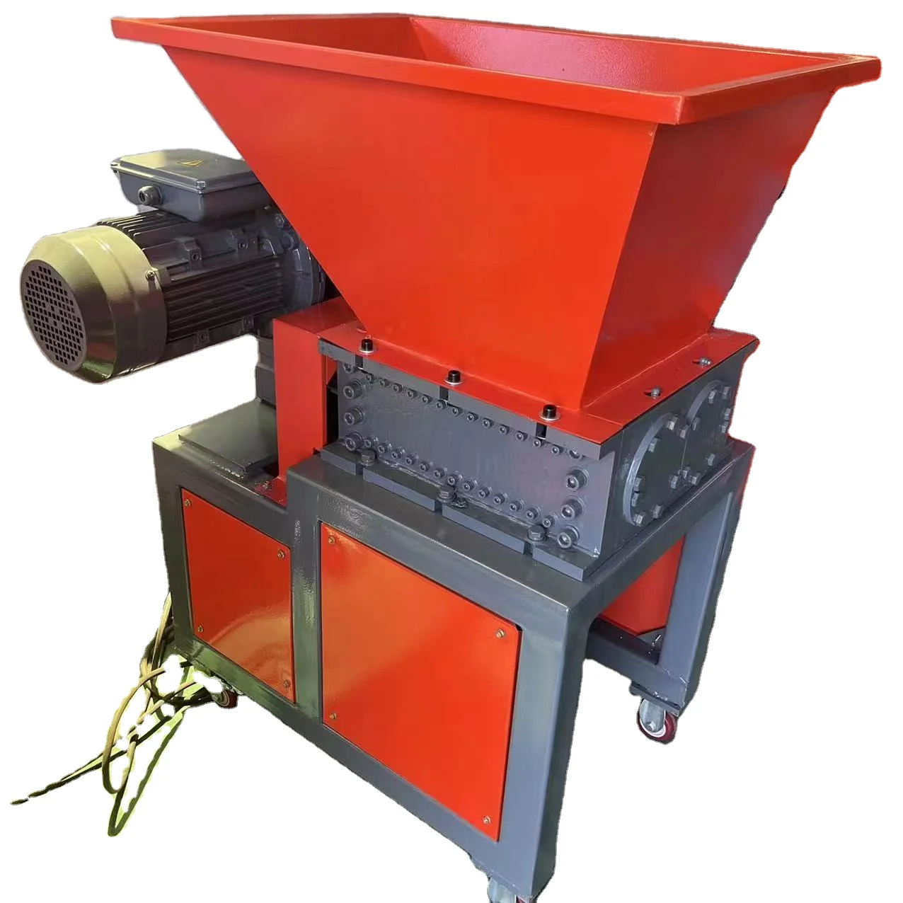Copper Cable Shredding Scrap Tyre Recycling Equipment Tire Shredder Machine
