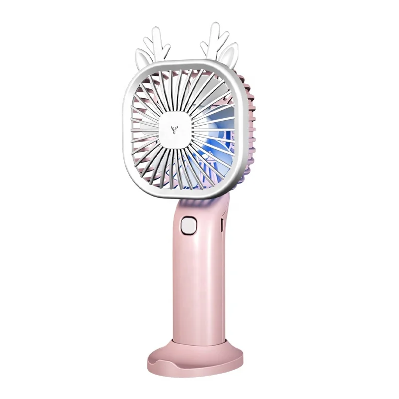 Mini portable hand held handheld fan cooling small usb rechargeable hanging neck standing electrical cute air cooler fans