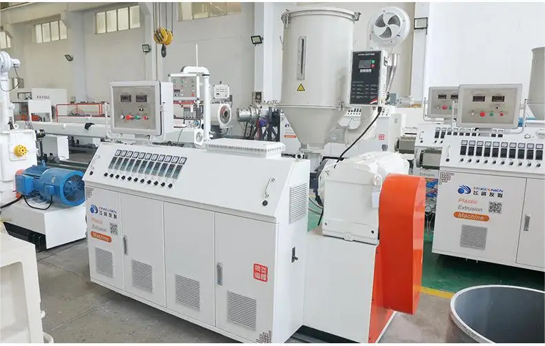 Faygo Union SJ65/132 PET twin screw extruder extrusion machine corrugated pipe extruder production line