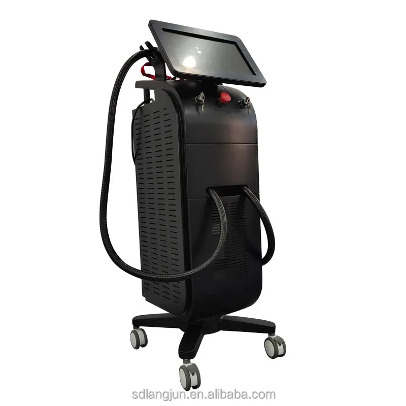 Portable diode laser hair removal New Laser Hair Removal Machine Diode Laser 755 808 1064  for Skin Treatment