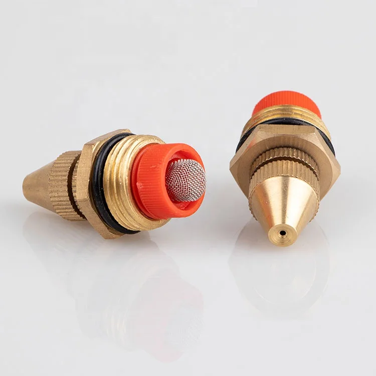 1/2 rockery Brass Adjustable atomizing nozzle,Water Spray fine mist Irrigation nozzle