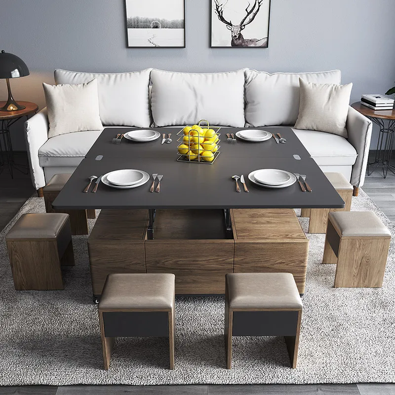 Hot sale multifunctional folding lifting top coffee table