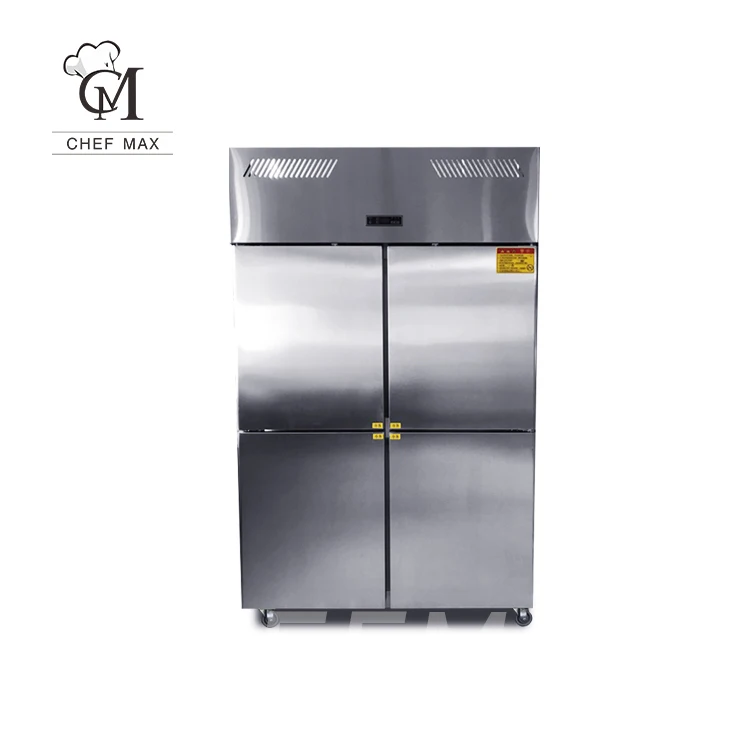 Commercial Professional Application 4 Door Wind Cooling Electric Freezer Refrigerator