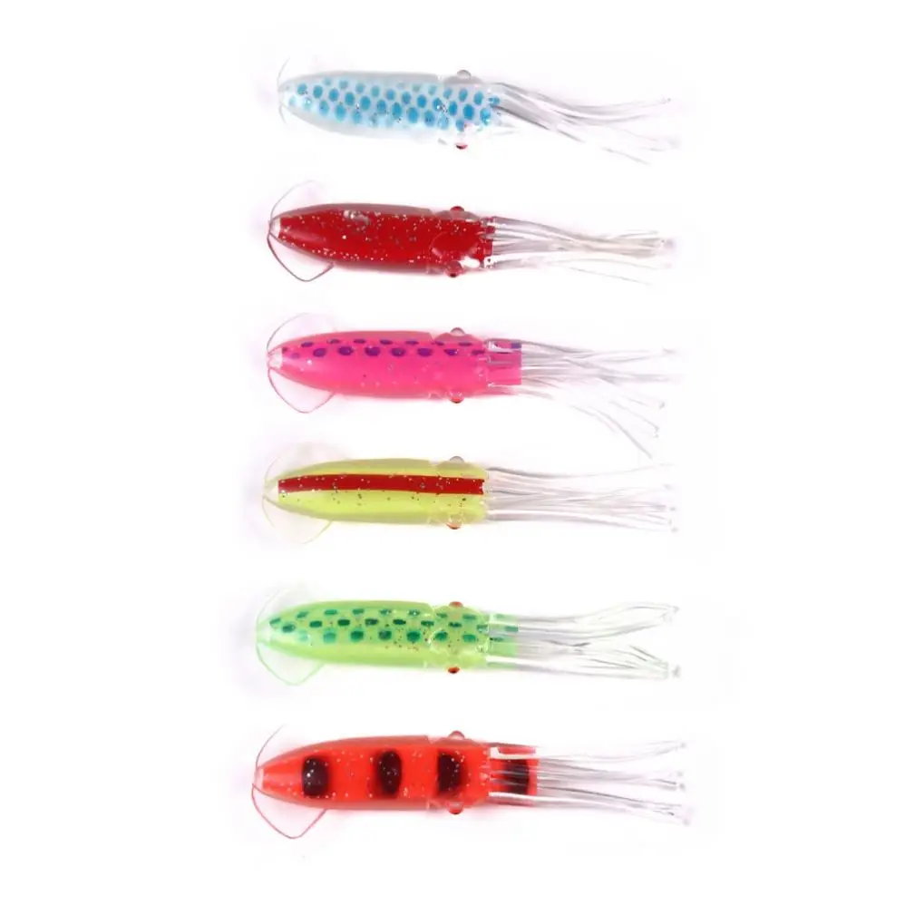 4.53inch /12cm Squid Skirt Soft Lure for for Marlin Tuna  Bait Sea Trolling Skirt Trailer Octopus Soft Squid fishing lures