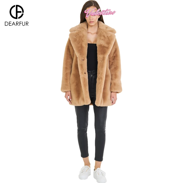 2023 New Wincar Seat Coversm Combmwtable Long Jackets Faux Fur Casual Standard Elegant Ladies Long Coat