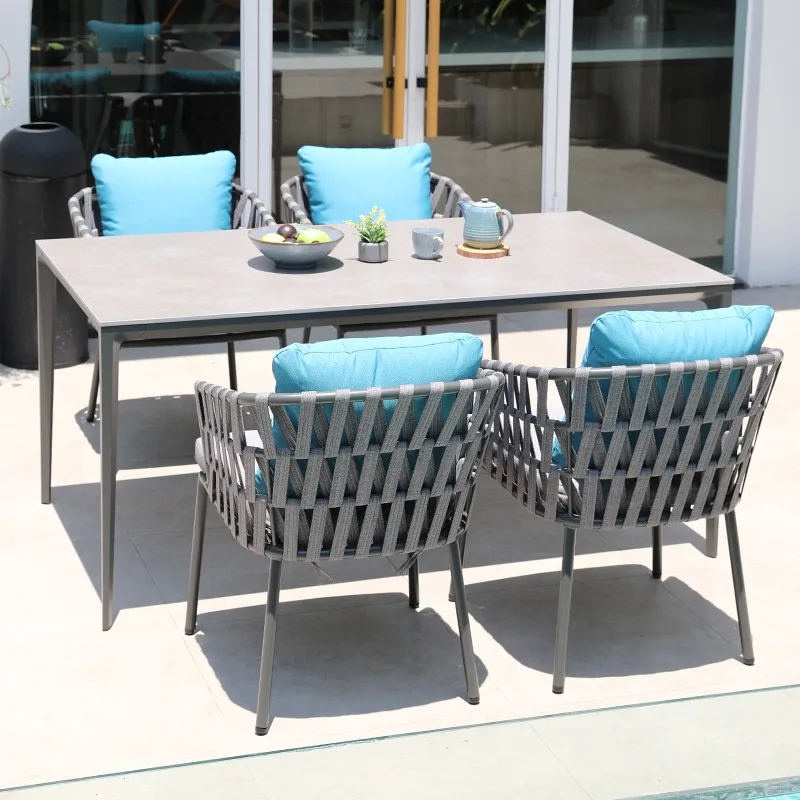Walden Wholesale garden hotel  villa resort rope dining furniture