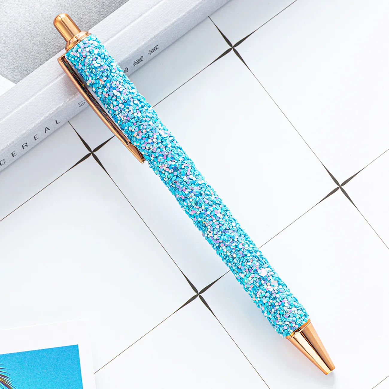 BSBH Fancy Decorative Retractable Glitter Ballpoint Pens for Girls