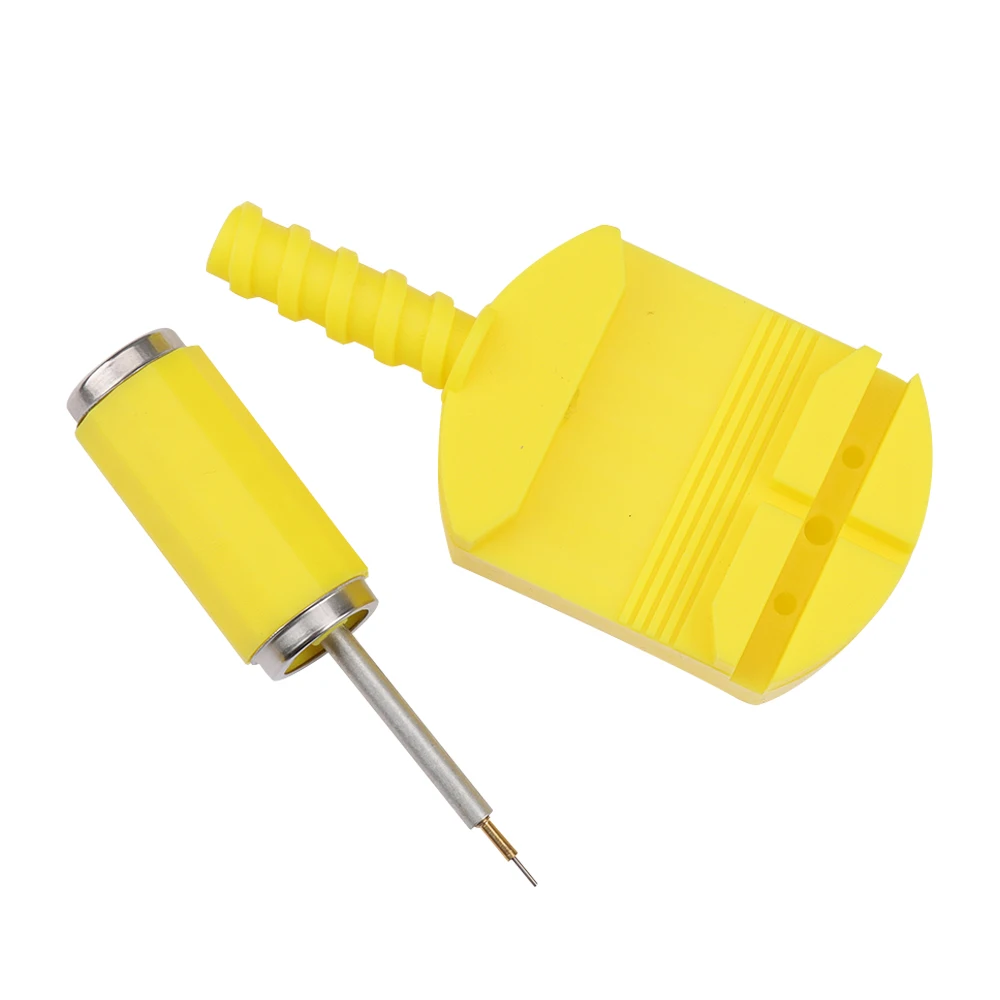 High end hard PP plastic watch band link pin disassembly tool watch repair tools kit accessories yellow watch tools
