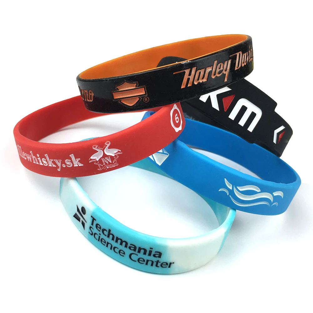 Personalized Bracelet Silicone Custom Wristband rubber Bracelet for event