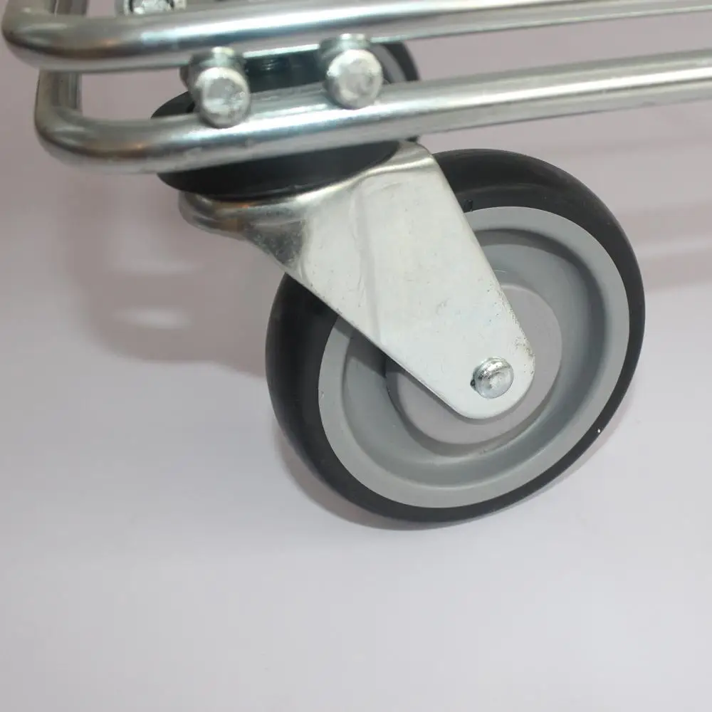 Hot Sell Shopping Carts on Wheels for Retail Stores Metal Shopping Cart Trolley