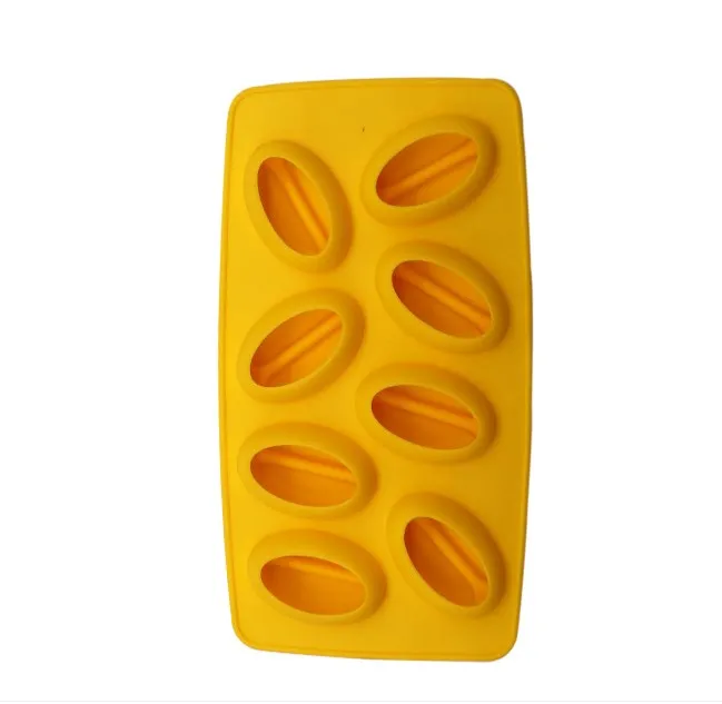 Coffee Bean Shape  Silicone 3D Shaped Ice Mold