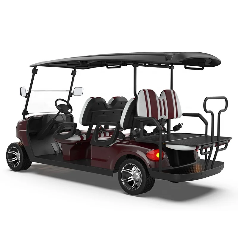 Electric Golf Buggy New Design 6 Seats Custom Street Legal  Electric Golf Cars For Sale Off Road Golf Cart