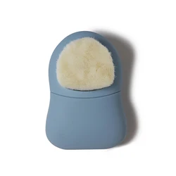 Amazon Hot Selling Manual Handle Face Scrub Exfoliator Makeup Brushes Blackheads Cleanser Soft Silicone Facial Cleaning Brush